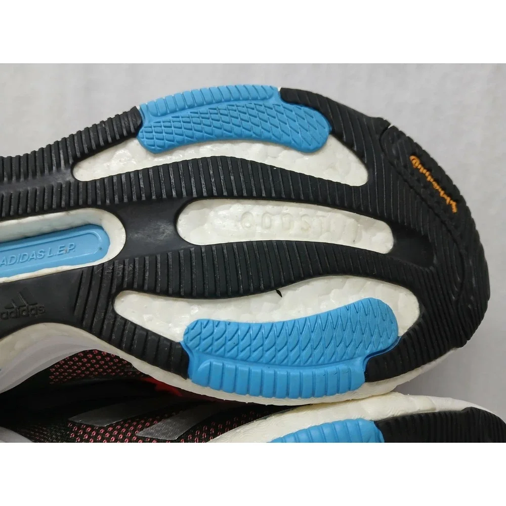 Adidas Men's Solar Glide 5 Running Shoes H01162 Carbon Silver Metallic‎ Sz 8.5